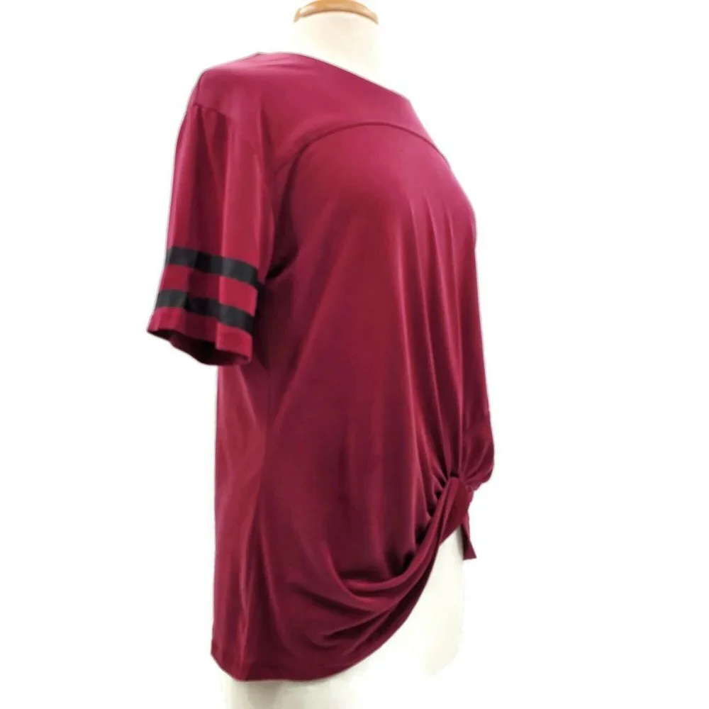 Chance‎ or Fate Short Sleeve Knot Front Top
